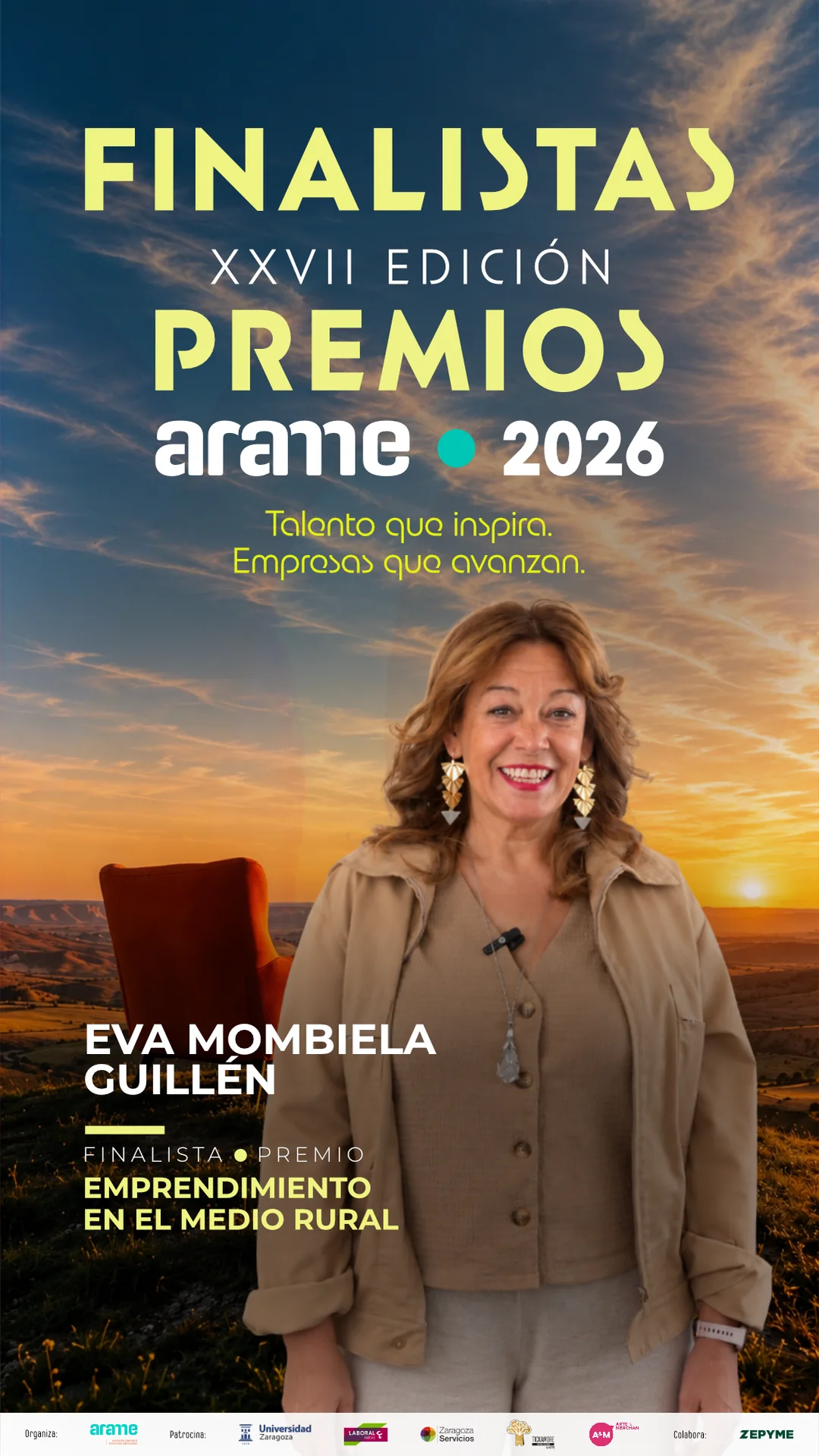 Eva Mombiela Guillén, finalista del Premio al Emprendimiento en el Medio Rural