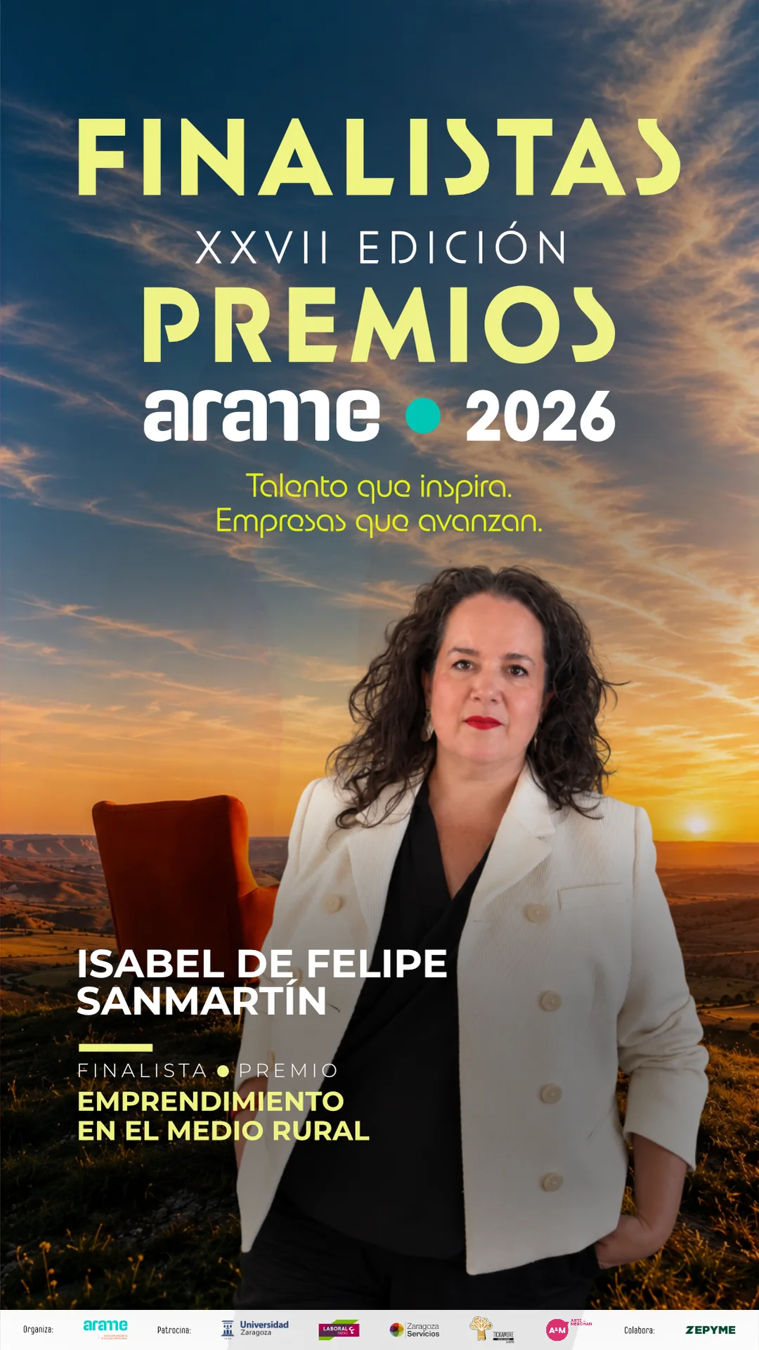 Isabel de Felipe Sanmartín, finalista del Premio al Emprendimiento en el Medio Rural
