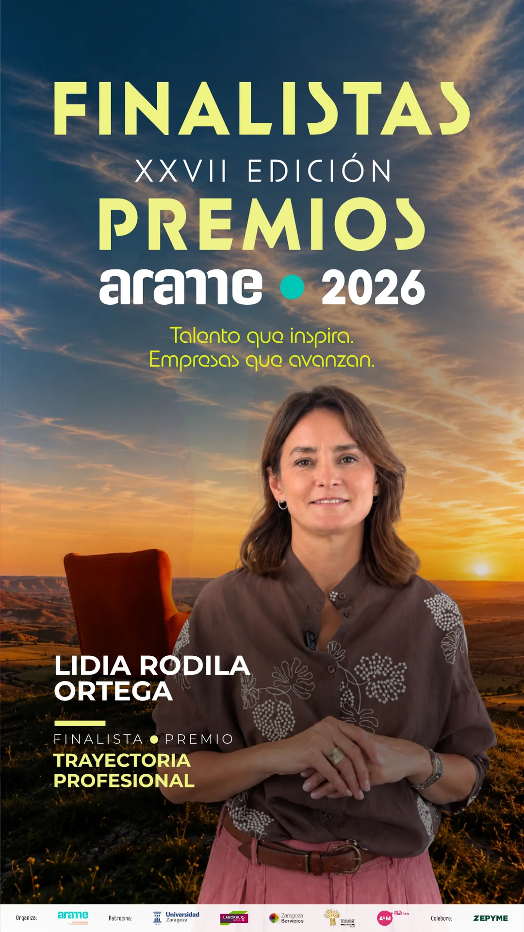 Lidia Rodila Ortega, finalista del Premio a la Trayectoria Profesional