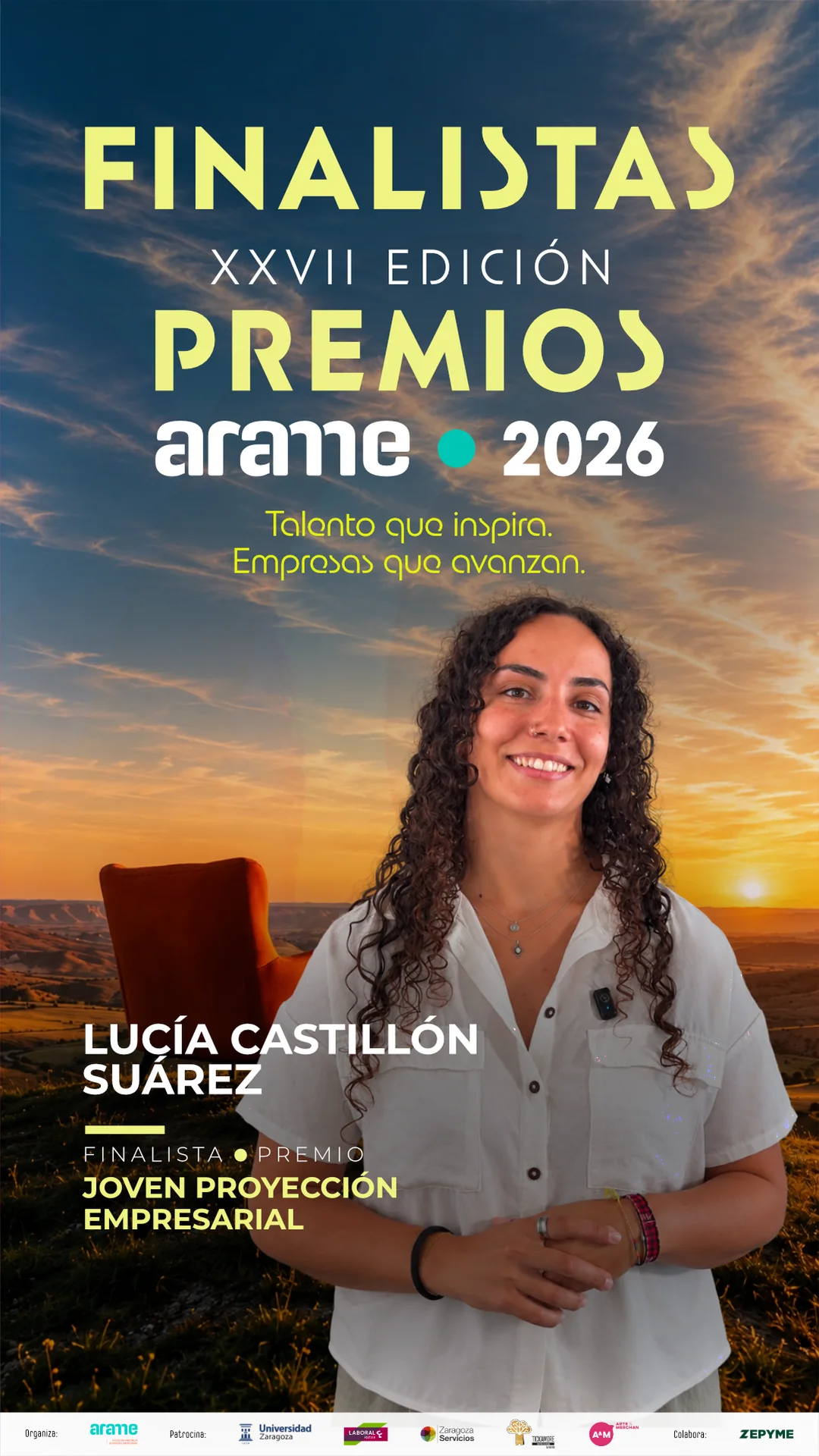 Lucía Castillón Suárez, finalista del Premio Joven Proyección Empresarial