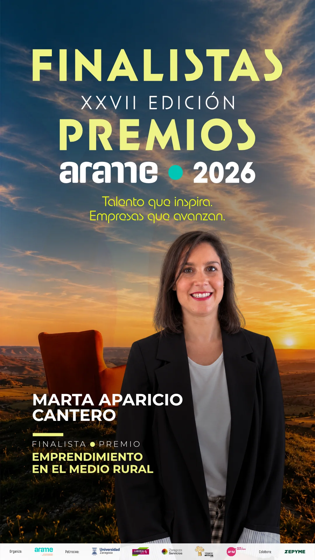 Marta Aparicio Cantero, finalista del Premio al Emprendimiento en el Medio Rural