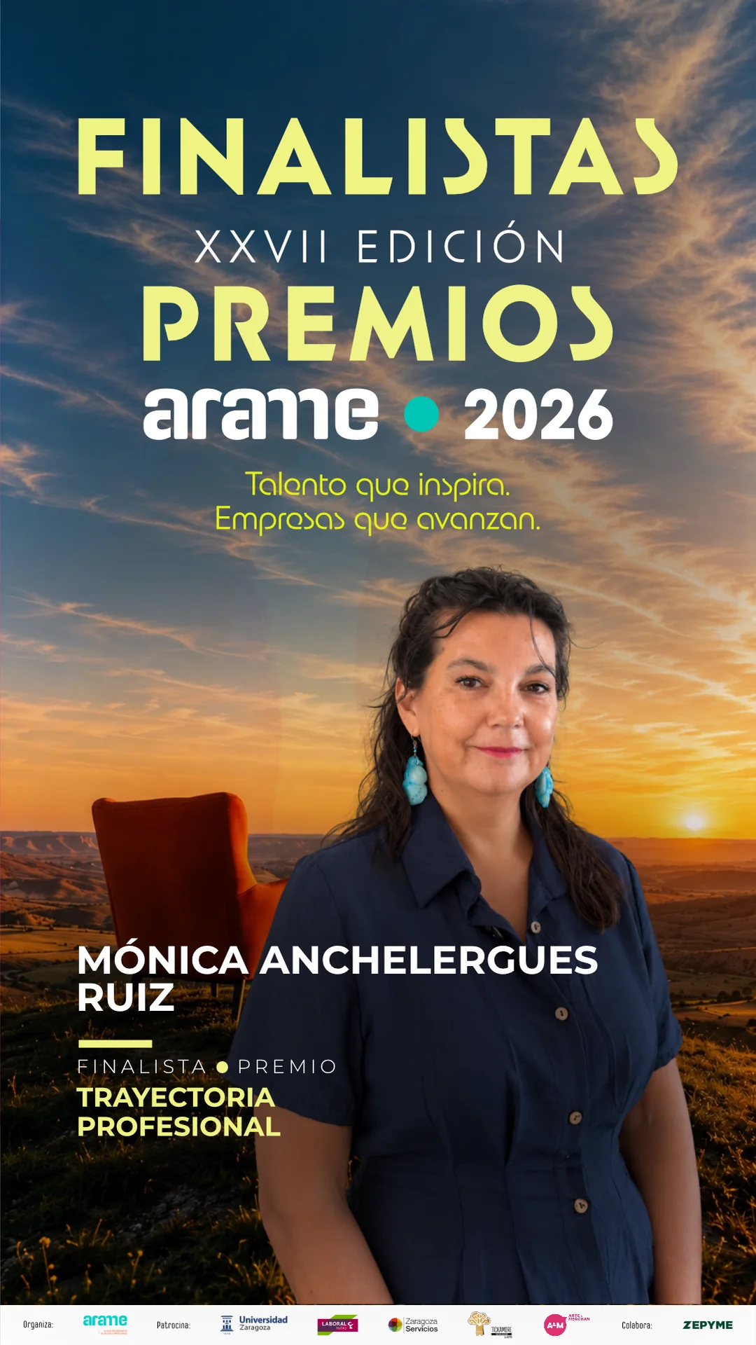 Mónica Anchelergues Ruiz, finalista del Premio a la Trayectoria Profesional