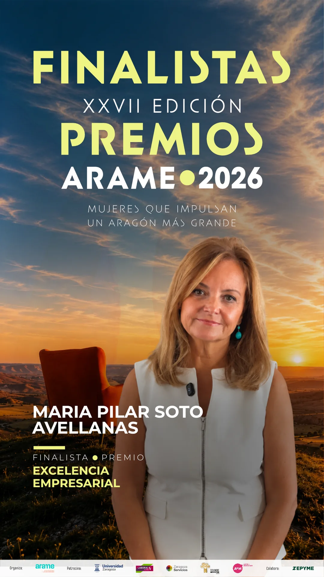 Maria Pilar Soto Avellanas, ganadora del Premio Excelencia Empresarial · Premios ARAME 2026